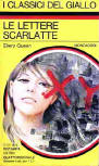 Le lettere scarlatte - cover Italian edition, Mondadori, series  'Il Classici del Giallo, December 2. 1973