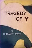 The Tragedy of Y - cover Japanese edition, possibly Arakisha publishing 'Bernaby Ross' (sic)
