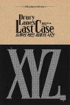 최후의 비극(Drury Lane's Last Case) - cover South-Korean edition,  검은숲, The Ellery Queen Collection, 2013