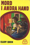 Mord i andra hand - dustcover Swedish edition, B. Wahlströms - BW deckare, 1952
