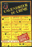 Calendrier du Crime - cover French publication, Un Mystère N° 110, 1952