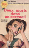 Deux morts dans un cercueil - cover French edition Editions Denoël Oscar N°24, 1954