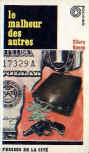 Le Malheur des autres - kaft Franse uitgave Presses de la Citï¿½, 1967