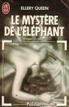 Le mystère de l'éléphant - kaft Franse uitgave door J'ai Lu, Feb 26.2001
