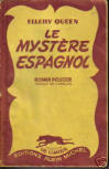 Le mystère Espagnol - cover French edition Editions Albin Michel