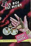 Le Roi est Mort - kaft Franse editie Un Mystere NÂ°132, 1953