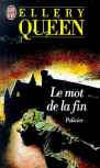 Le mot de la fin - kaft Franse uitgave éditions J'ai lu, Paris, 1998