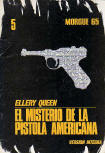 El misterio de la pistola americana - cover Spanish edition, Editorial Picazo, Morgue 65 N°5, 1965.