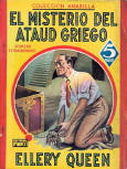 El Misterio del Ataud Griego - cover Spanish edition, Coleccion Amarilla - Editorial Maucci, 1943