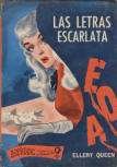 Las Letras Escarlata - Cover Spanish edition, Editorial Cumbre, Mexico, 1954
