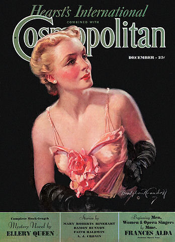 In december 1936 verscheen in "Heart's International Cosmopolitan" een complete boeklange mysterieroman van Ellery Queen "The Door Between".