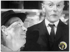 Frank Craven and Arthur B. Allen in "Our Town" (1940).