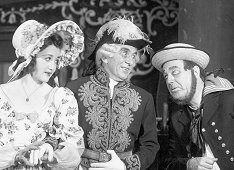 Margaret Roy, Florenz Ames, and Robert Pitkin in the Gilbert and Sullivan operetta "The Pirates of Penzance" (1943).