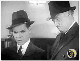 Wade (R) played Inspector Queen in The Mandarin Mystery (1937), an easily forgettable movie with Eddie Quillan (L) as Ellery Queen