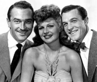 With the tagline "Too thrilling for words, so they set it to music! " "Cover Girl" hit the screens in 1944, it starred Rita Hayworth, Lee Bowman and an energetic Gene Kelly.