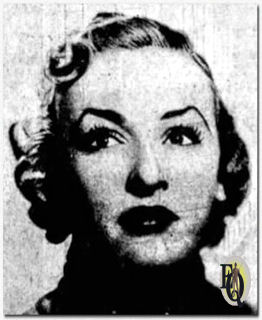 Kaye Brinker speelt de rol van de fascinerende Karen Andre in "The Night of January 16." het toneelstuk van Al Woods dat vanavond voor een week in première gaat in het Orpheum. (Kansas City, 6 dec 1936).