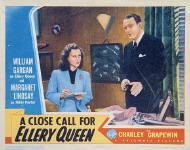 A Close Call for Ellery Queen - lobbycard