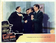 Enemy Agents Meet Ellery Queen - Lobbycard: "In Germany we know how to handle people like you!"