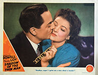 Lobbycard:"Goodbye sugar! I gotta see a man about a murder!"