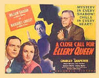 A Close Call for Ellery Queen - Lobbycard titlecard