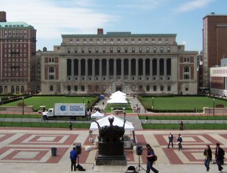 The Butler Library at Columbia University, April 28th 2005