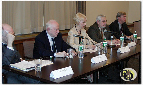 Panel (L to R) : Marc Dolan, Ed Hoch, B.J.Rahn, Doug Greene, and Ted Hertel - Photo courtesy of Steven Steinbock.