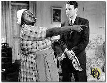 Hattie McDaniel en Lew Ayres  in "The Crime Nobody Saw".