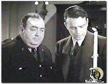 Eugene Pallette and Lew Ayres in "The Crime Nobody Saw".