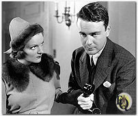 Ruth Coleman en Lew Ayres in "The Crime Nobody Saw".