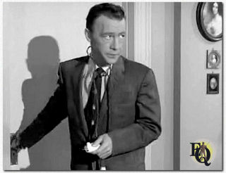 Culver als Dr. Bill Hawley in Perry Mason's "Case of The Crimson Kiss" (1957).