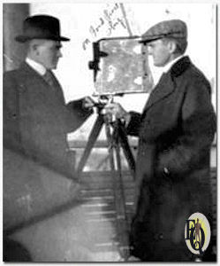 Edwards and Mutual cameraman Larry Darmour abour the Ford Peace ship, December 1915