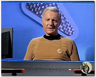 Als Admiral Fitzgerald "op het scherm" in Star Trek's "The Mark of Gideon".