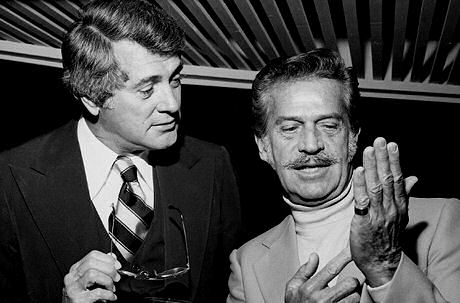 The best friends Rock Hudson (shortly before he became ill) and George Nader (ca .1982).