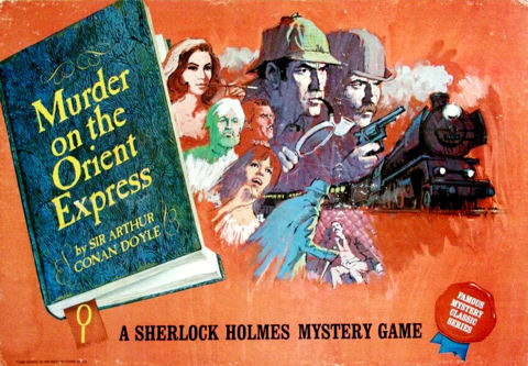 Sherlock Holmes'(!) verhaal Murder on the Orient Express (1967) Doos Ideal Bordspel