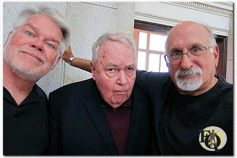 Drie "West 78th Street Irregulars" samen in één foto! Van links naar rechts: Dale C. Andrews, Mike Nevins en Josh Pachter.