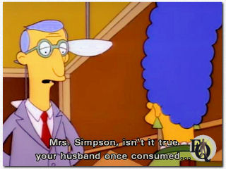 Lane's persona has been referenced in "The Simpsons": on the audio commentary to the episode "Marge in Chains", (May 6, 1993) its director Jim Reardon states that Lane's performance in It's a Wonderful Life inspired the character of the snide, humorless Blue-Haired Lawyer who appears in that and other episodes in the series.