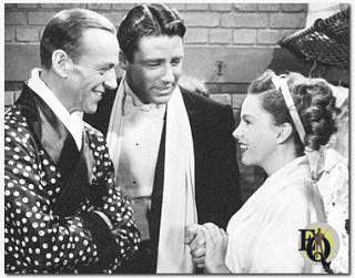 Fred Astaire, Peter Lawford en Judy Garland in "Easter Parade" (1948).