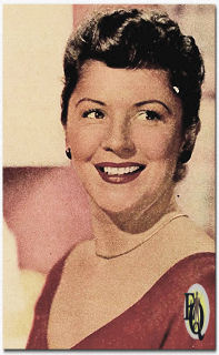 Helen Lewis as Maggie Lowell Dana in "Road of Life" (Radio and TV Mirror, 1952)