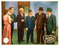 Lobbycard for "The Mandarin Mystery" with Kay Hughes, George Walcott, Eddie Quillan, Wade Boteler, William Newell.