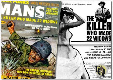 Ghost-written by Richard Deming, this story was published in Man's Magazine in November 1966 as "The Killer Who Made 22 Widows"