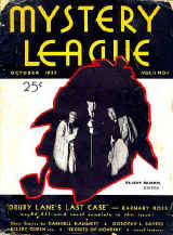 Mystery League - N°1 October 1933