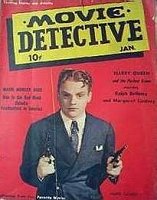 Issue of "Movie Detective", Jan.1940 with publication of movies in story form e.g. "Ellery Queen & the Perfect Crime".