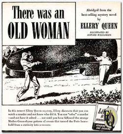 Howard Williamson tekeningen voor de samengevatte versie van "There was an Old Woman" gepubliceerd in "LIBERTY magazine" van 3 juli 1943. Klik voor de kaft van het magazine.