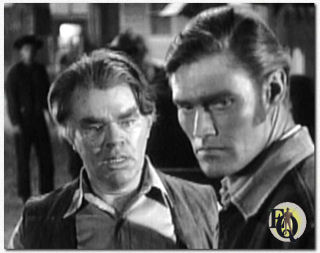 George als Abel MacDonald tegenover Chuck Connors in "The Riflemen" S01E31 (april 1959).