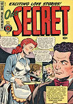 "Our Secret" #7 (April, 1950) met daarin een negen pagina lange verhaal dat oorspronkelijk bedoeld was voor "Ellery Queen" nr.5.