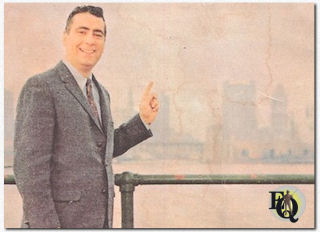 Bill Owen as host of "Discovery" on the cover of "TV Prevue" (Chicago: Inland Seaport) 1968.