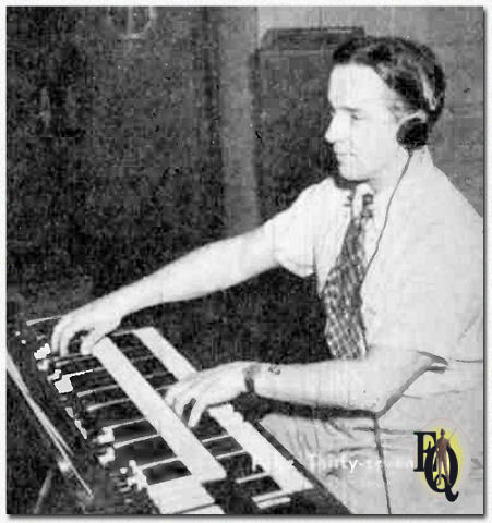 CHARLES PAUL works out a musical bridge during rehearsal of "Murder At Midnight". Plots range from tales of the supernatural and psychological suspense to ghost dramas and bloodthirsty murders.