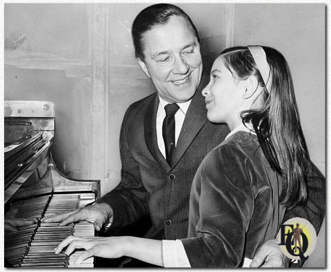 Charles Paul and his talented daughter, Pamela Mia, 12 (1962, Phyllis Twachtman, photographer).