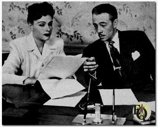 "Wendy Warren" - op antenne in 1947 met een combinatie van verhaal en nieuws (Florence Freeman, Les Tremayne).