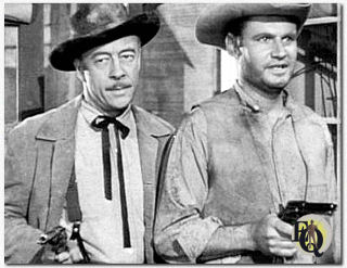 Les Tremayne en Adam Williams in "The Riflemen" (1959).